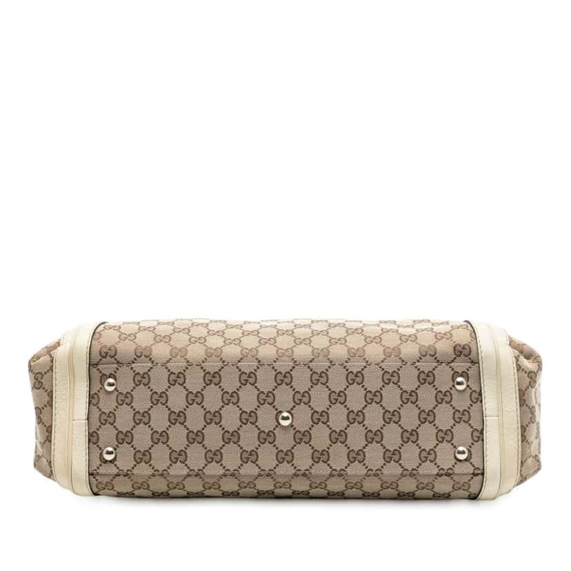 Gucci Large GG Canvas Bella Satchel Brown Canvas Good condition - Inside View