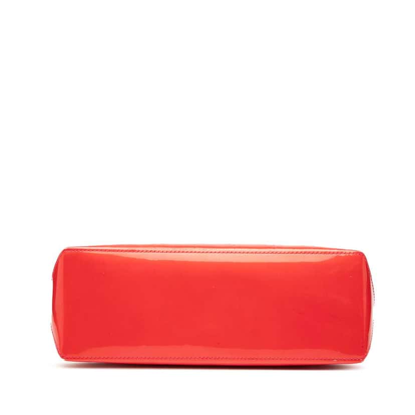 Louis Vuitton Monogram Vernis Wilshire PM Red Leather Good condition - Inside View