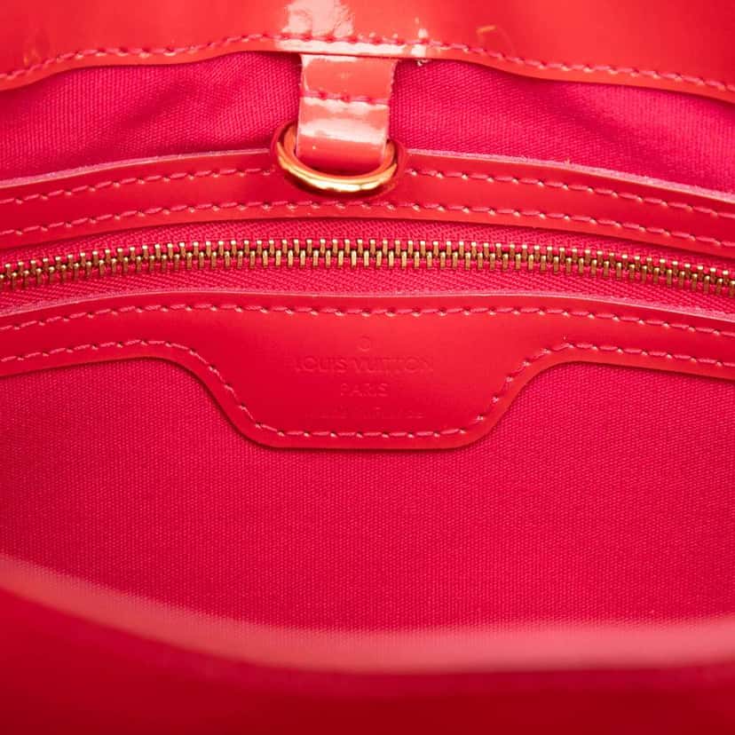 Louis Vuitton Monogram Vernis Wilshire PM Red Leather Good condition - Box View