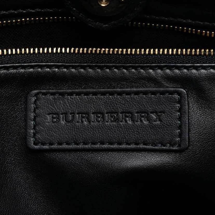 Burberry Small House Check Canvas Bridle Salisbury Tote Brown Canvas Very good condition - Box View