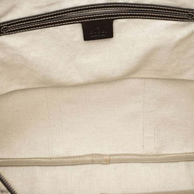 Gucci GG Supreme Briefcase Brown Canvas Good condition - Model View