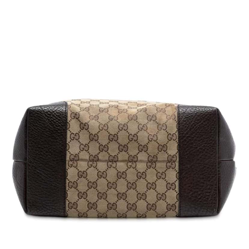 Gucci Large GG Canvas GG Charm Tote Brown Canvas Good condition - Inside View