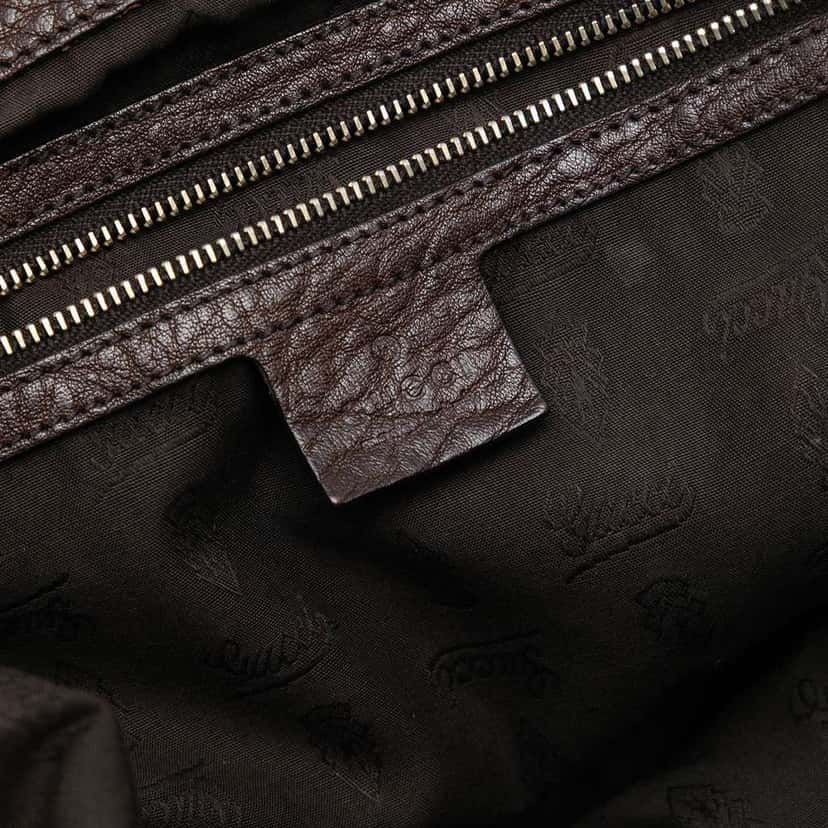 Gucci Large GG Canvas GG Charm Tote Brown Canvas Good condition - Box View