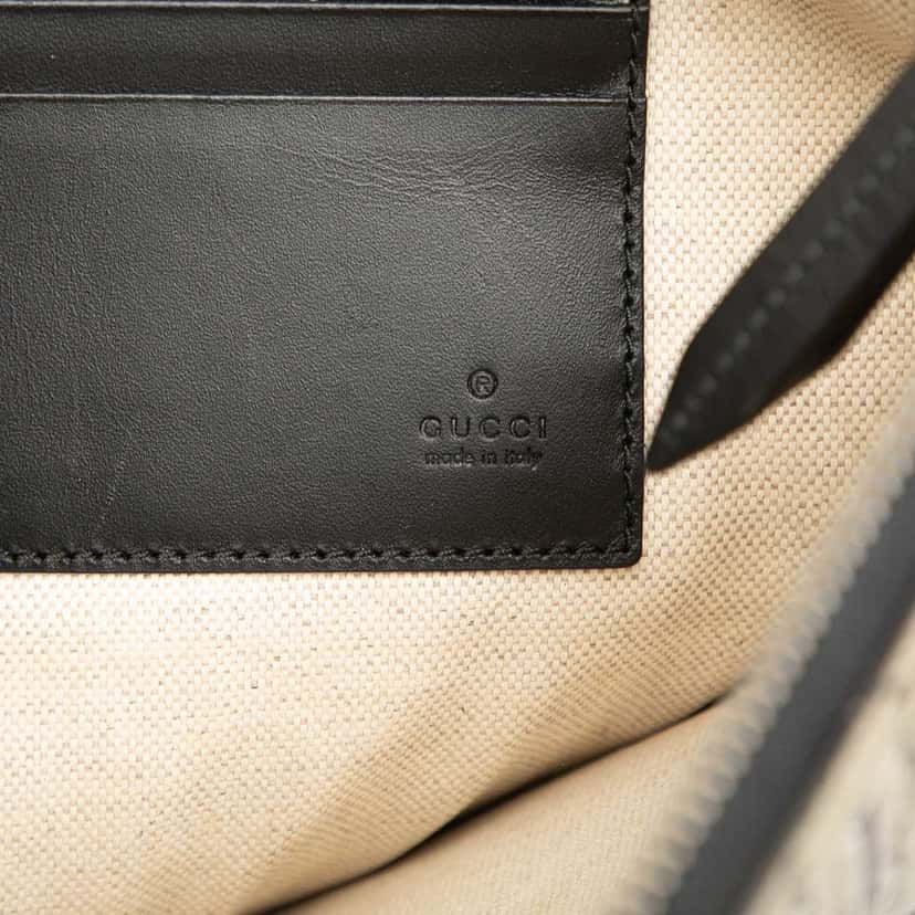Gucci GG Supreme Tiger Clutch Brown Canvas Good condition - Box View