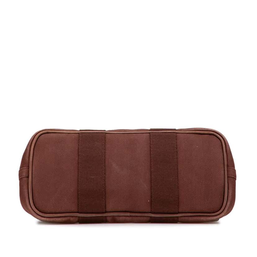 Hermès Toile and Swift Valparaiso PM Brown Canvas Good condition - Inside View