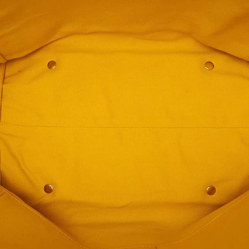 Burberry Small Haymarket Check Floral Print Coated Canvas Canterbury Tote Brown Canvas Good condition - Model View