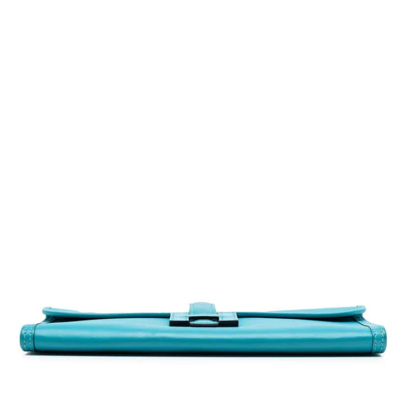 Hermès Swift Jige Elan 29 Blue Leather Good condition - Inside View