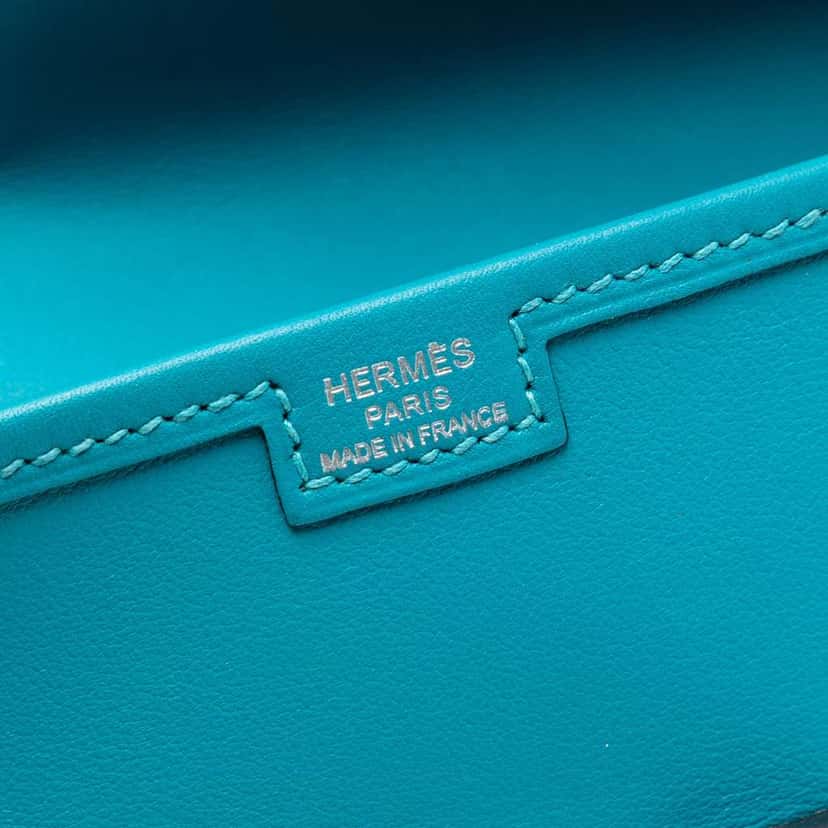 Hermès Swift Jige Elan 29 Blue Leather Good condition - Box View