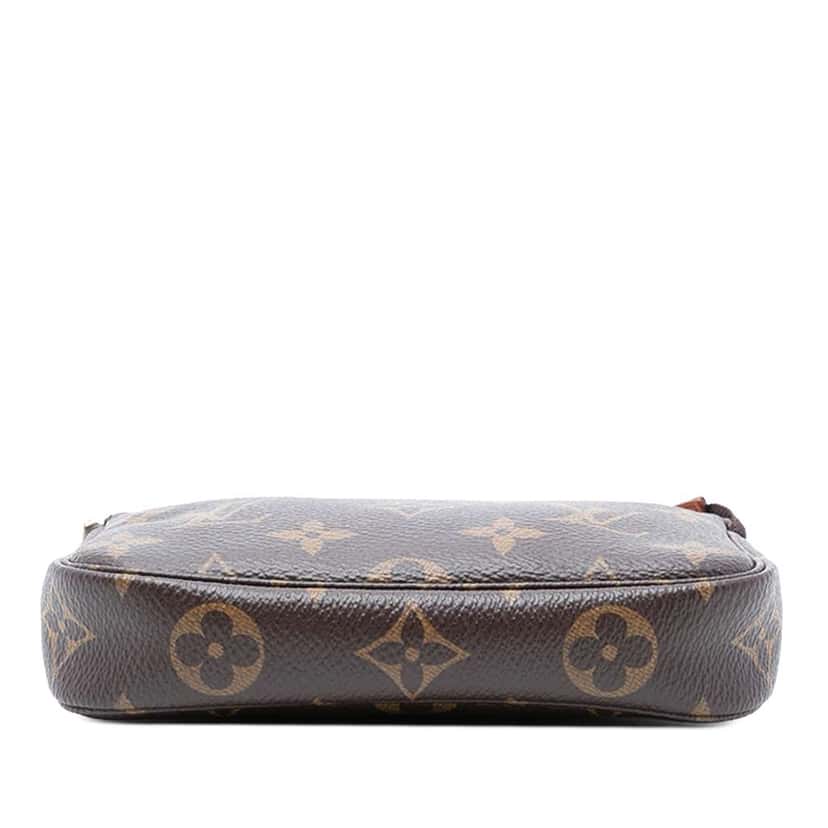 Louis Vuitton Monogram Mini Pochette Accessoires Brown Very good condition - Inside View