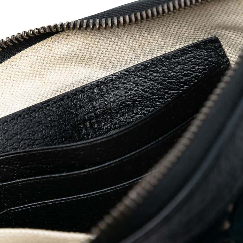 Gucci GG Velvet Ophidia Clutch Blue Velvet Good condition - Model View