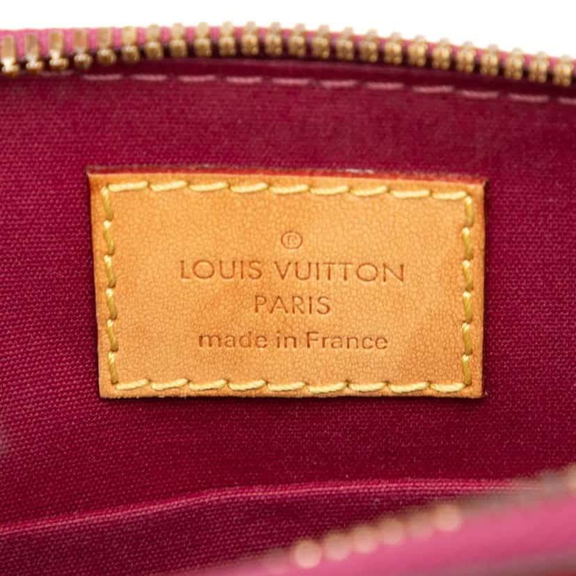 Louis Vuitton Monogram Vernis Alma BB Purple Leather Good condition - Box View