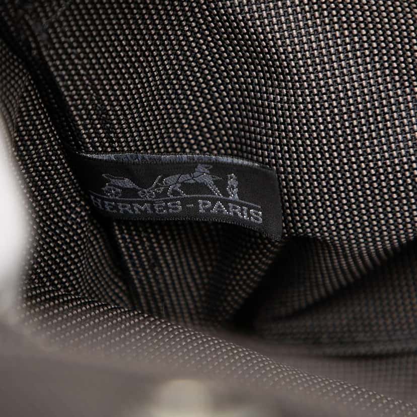 Hermès Canvas Herline Backpack PM Grey Canvas Very good condition - Box View