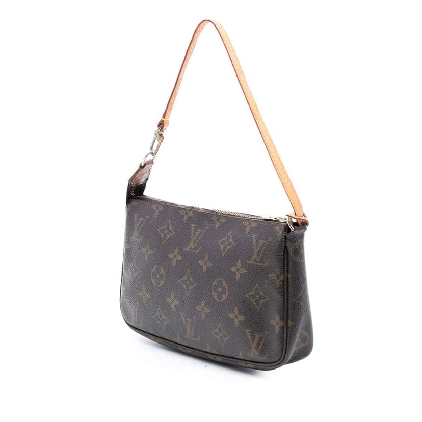 Louis Vuitton Monogram Pochette Accessoires Brown Very good condition - Back View