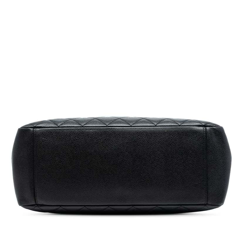 Chanel Caviar Grand Shopping Tote Black Leather Very good condition - Inside View