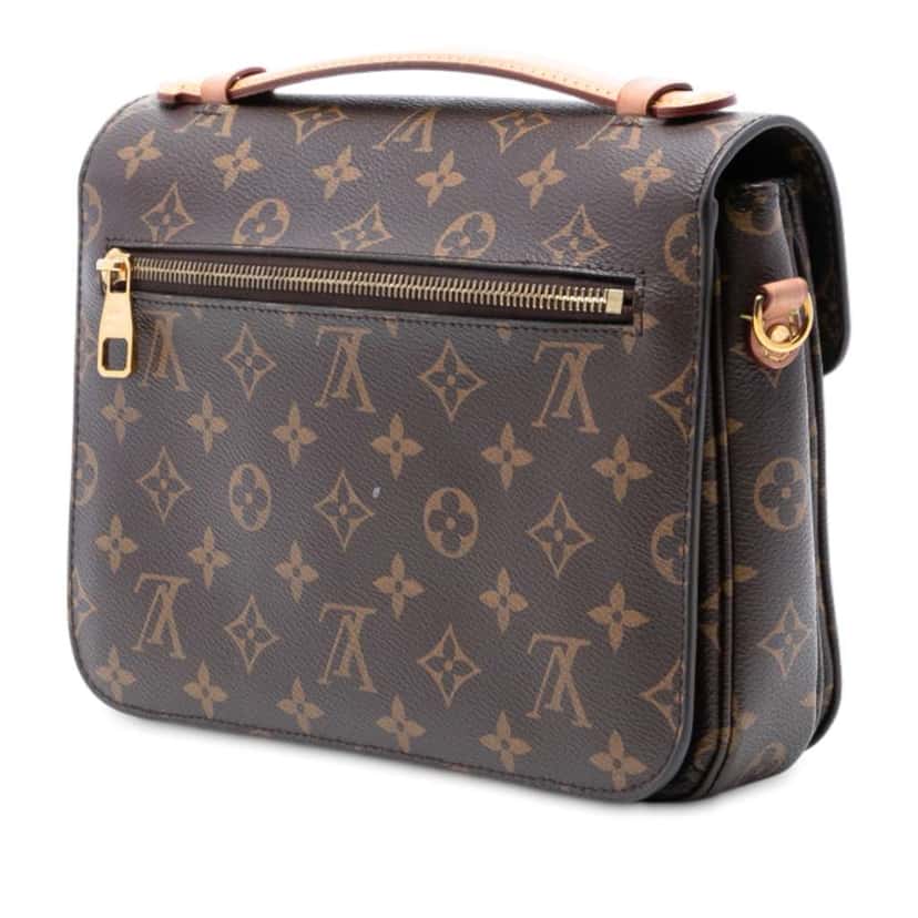 Louis Vuitton Monogram Pochette Metis Brown Good condition - Back View