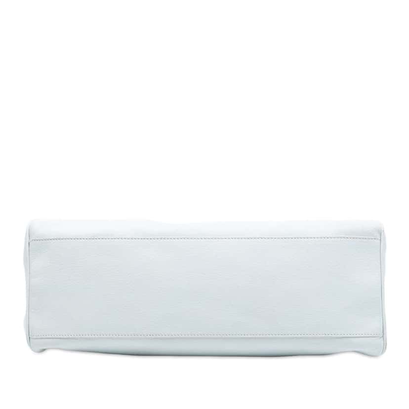 Fendi Leather FF Tote White Leather Very good condition - Inside View