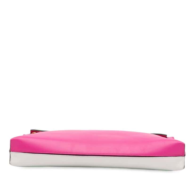 Loewe Bicolor Leather Anagram T Pouch Pink Leather Very good condition - Inside View