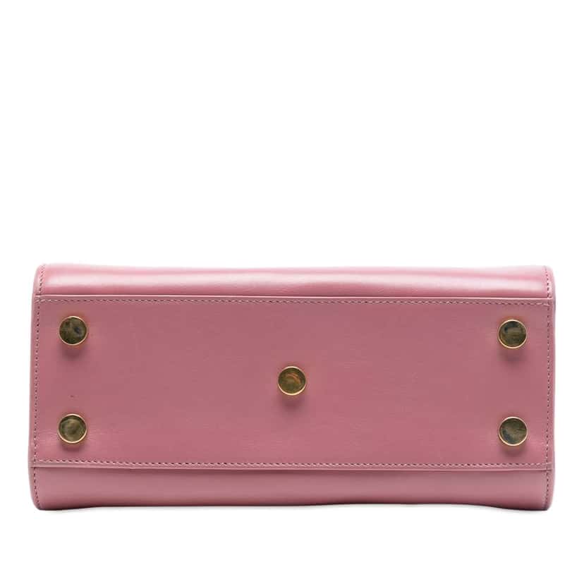 Saint Laurent Nano Leather Sac De Jour Satchel Pink Leather Good condition - Inside View
