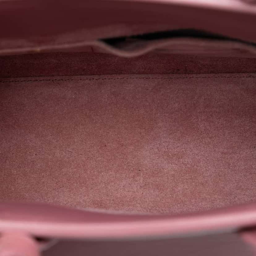 Saint Laurent Nano Leather Sac De Jour Satchel Pink Leather Good condition - Box View