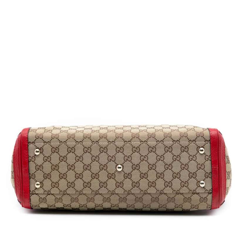 Gucci Medium GG Canvas Bella Tote Brown Canvas Good condition - Inside View