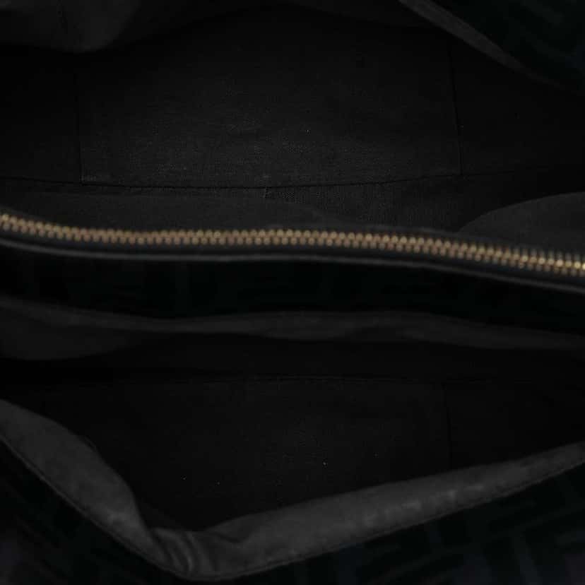 Fendi Large Zucca Canvas Mia Tote Black Canvas Very good condition - Model View