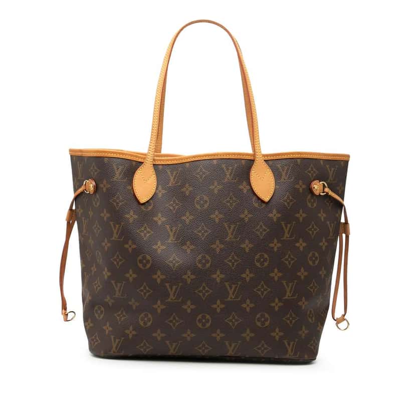 Louis Vuitton Monogram Neverfull MM Brown Very good condition - Front View