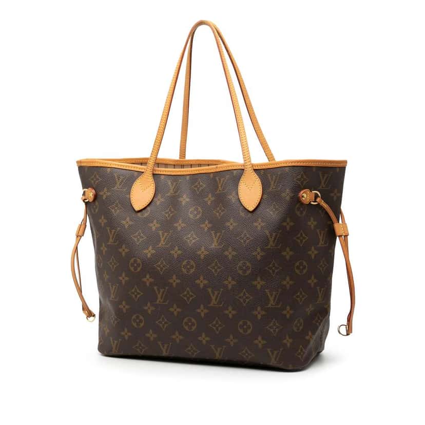 Louis Vuitton Monogram Neverfull MM Brown Very good condition - Back View