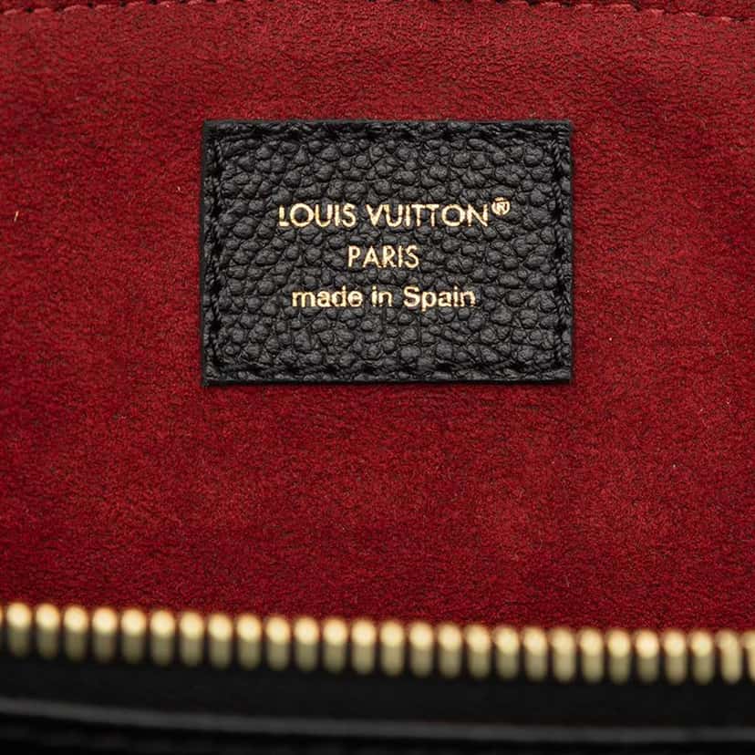 Louis Vuitton Monogram Empreinte Petit Palais Black Leather Very good condition - Box View