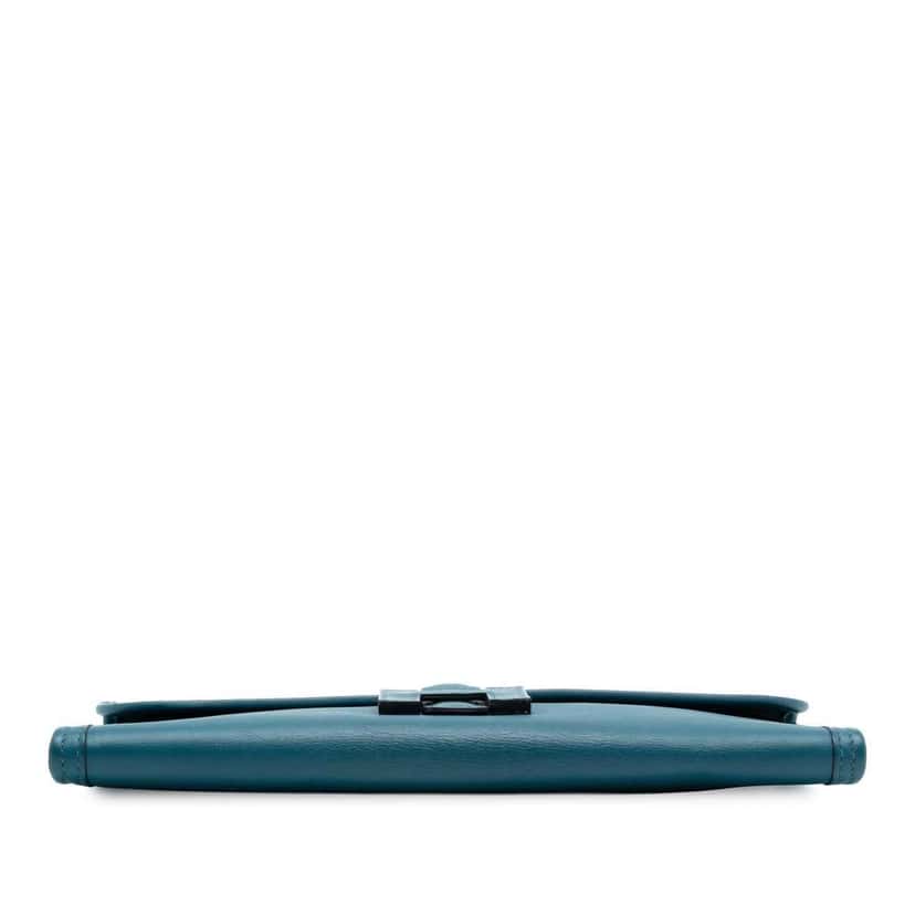 Hermès Swift Jige Elan 29 Blue Leather Good condition - Inside View