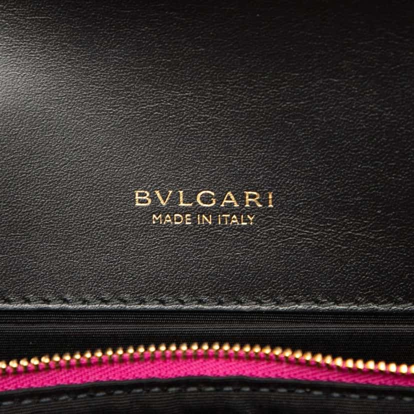 Bvlgari Patent Serpenti Forever Crossbody Pink Leather Very good condition - Box View