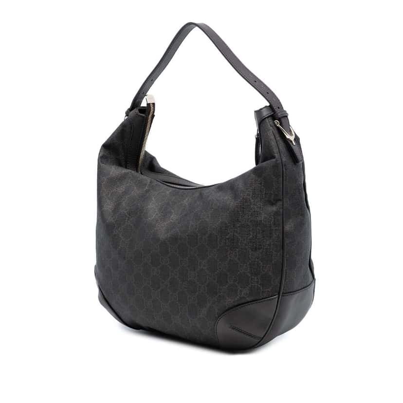 Gucci GG Supreme Nice Shoulder Bag Brown Canvas Good condition - Back View