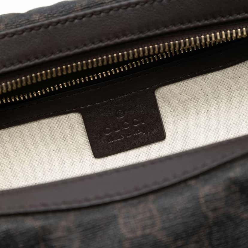 Gucci GG Supreme Nice Shoulder Bag Brown Canvas Good condition - Box View