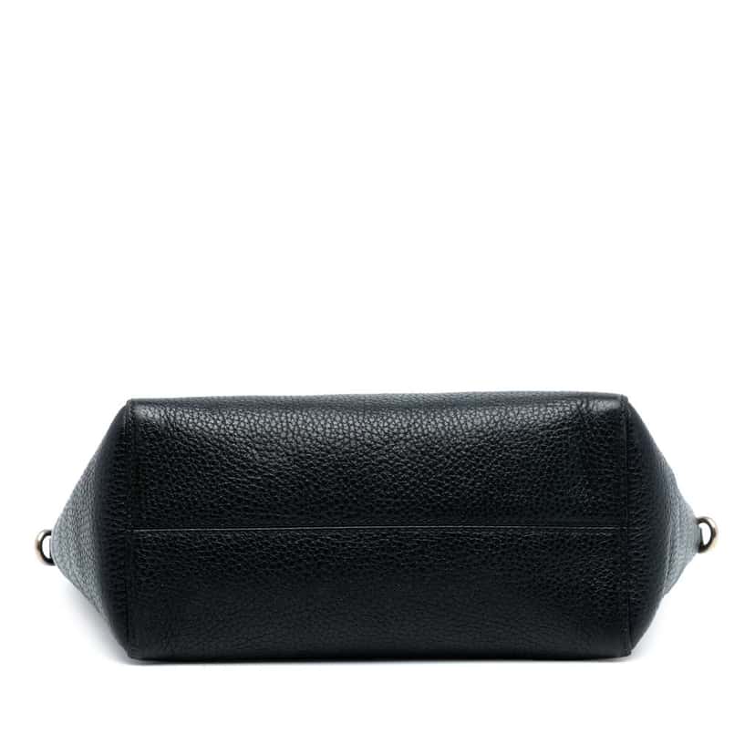 Gucci Mini Leather Swing Satchel Black Leather Very good condition - Inside View