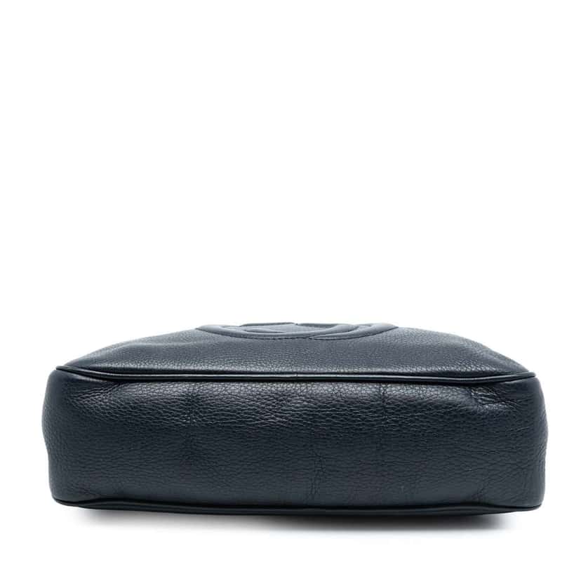 Gucci Leather Soho Chain Zip Shoulder Bag Black Leather Very good condition - Inside View