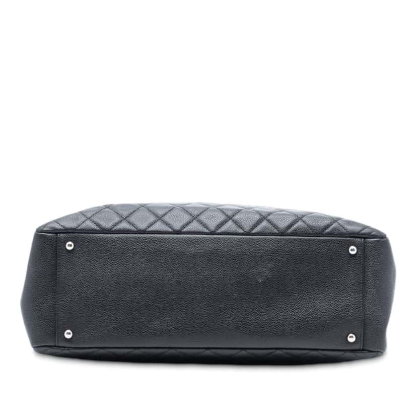 Chanel Caviar Grand Shopping Tote XL Black Leather Very good condition - Inside View