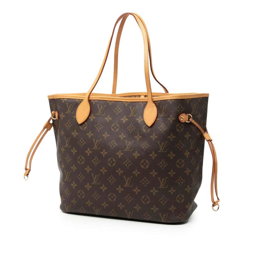 Louis Vuitton Monogram Neverfull MM Brown Very good condition - Back View