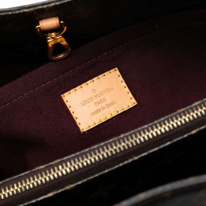 Louis Vuitton Monogram Montaigne MM Brown Good condition - Box View