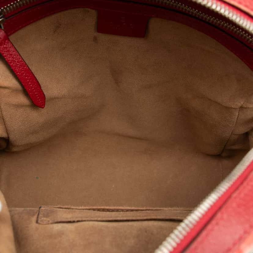 Gucci Small GG Supreme Web Tian Backpack Brown Canvas Good condition - Model View