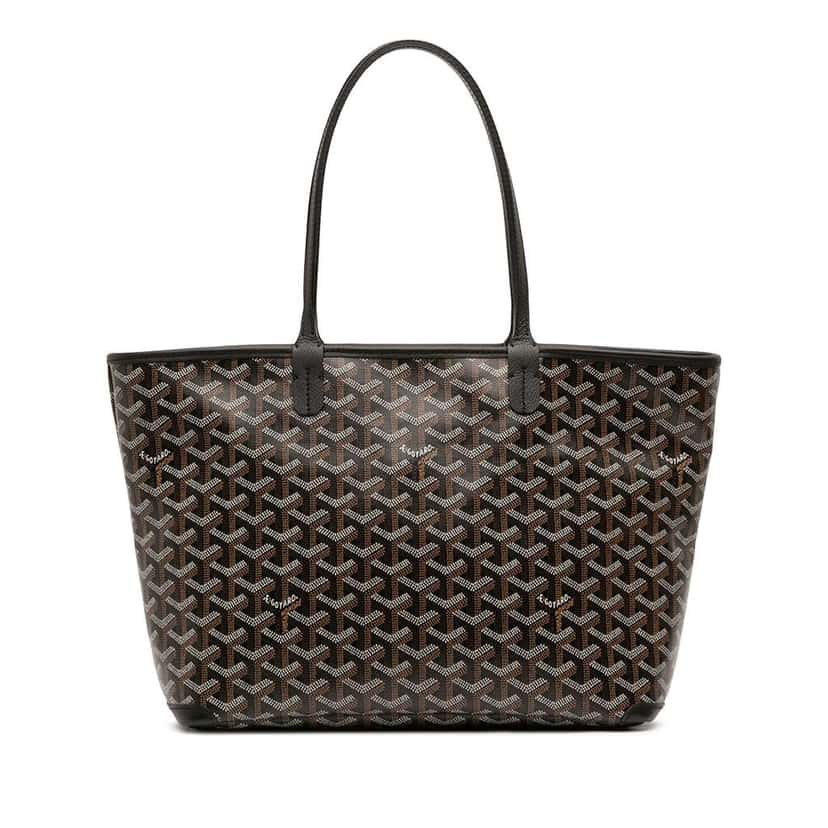 Goyard Goyardine Artois PM Black Canvas Good condition - Front View