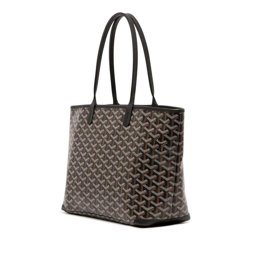 Goyard Goyardine Artois PM Black Canvas Good condition - Back View