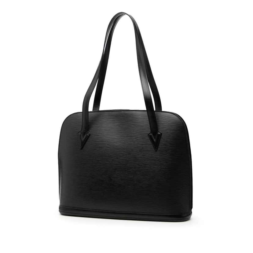 Louis Vuitton Epi Lussac Black Leather Good condition - Back View