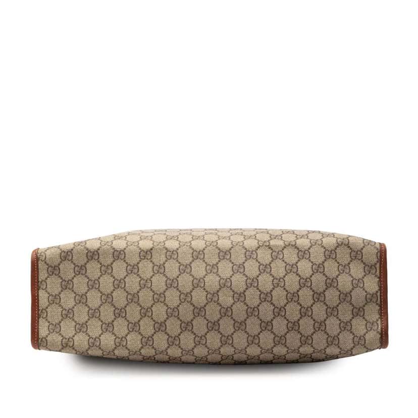 Gucci GG Supreme Web Tote Brown Canvas Good condition - Inside View