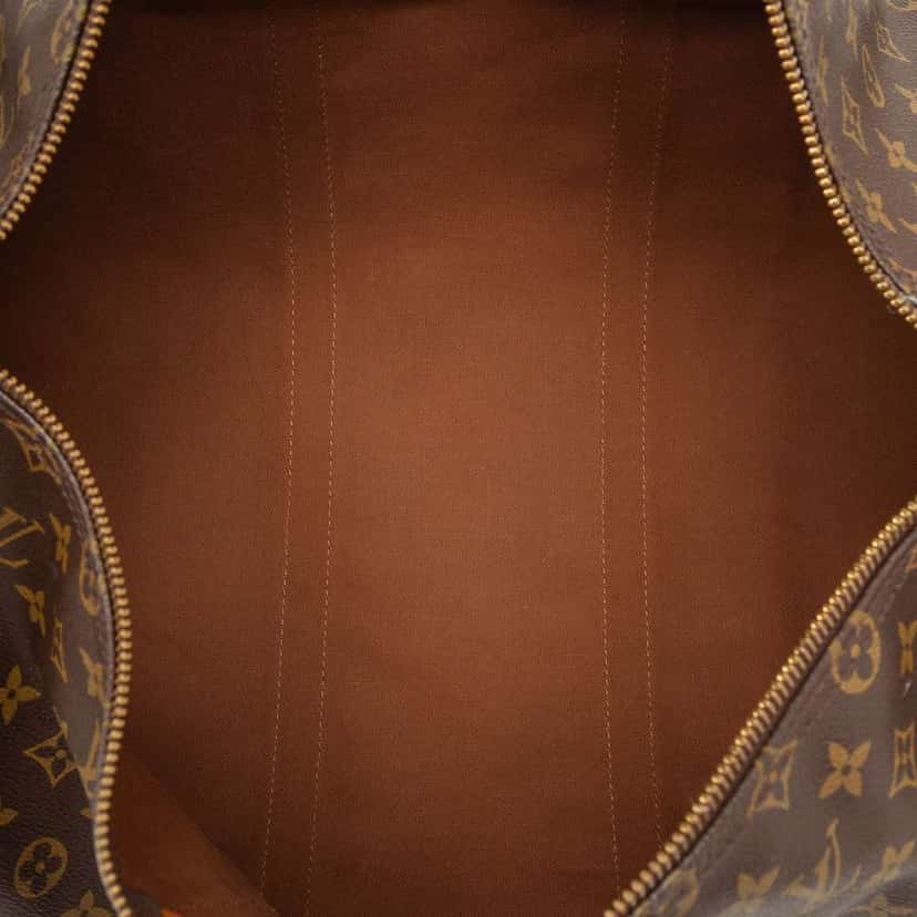 Louis Vuitton Monogram Keepall 50 Brown Fair condition - Model View
