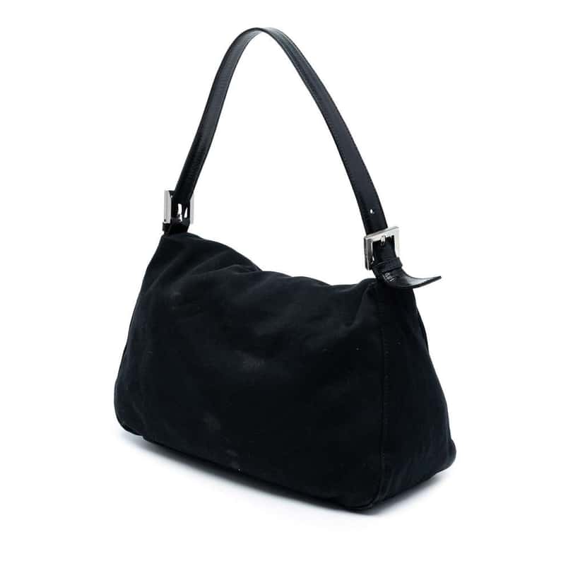 Fendi Canvas Mamma Forever Black Canvas Good condition - Back View