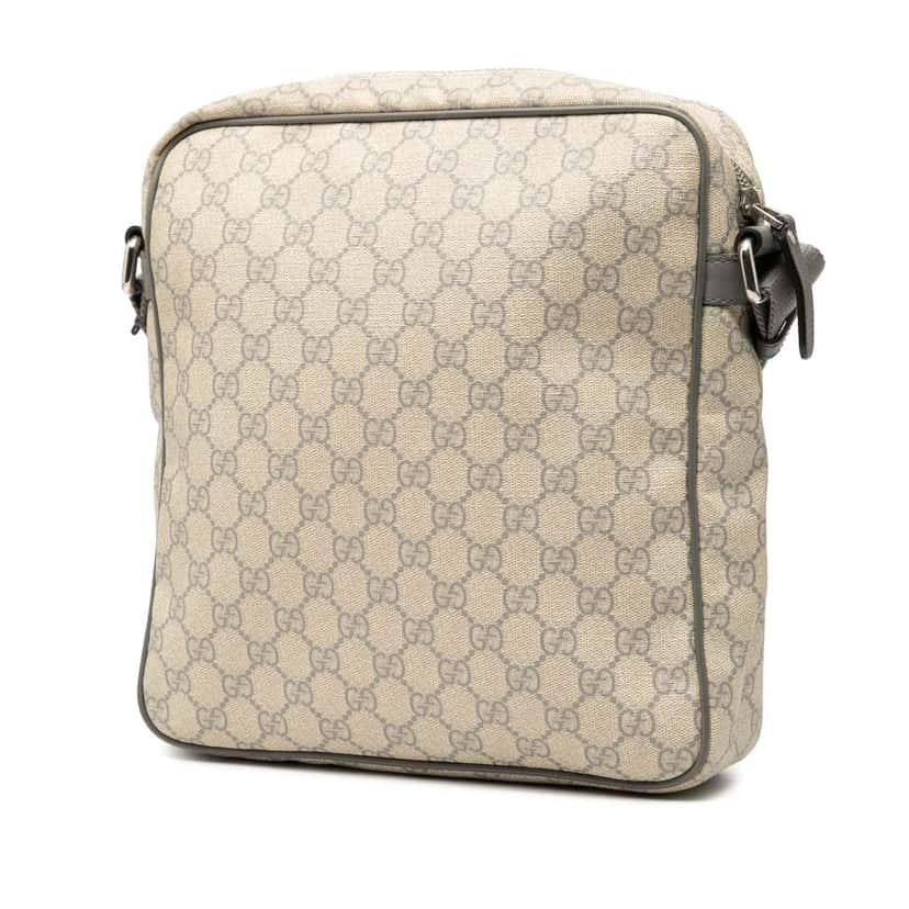 Gucci GG Supreme Crossbody Brown Canvas Good condition - Back View