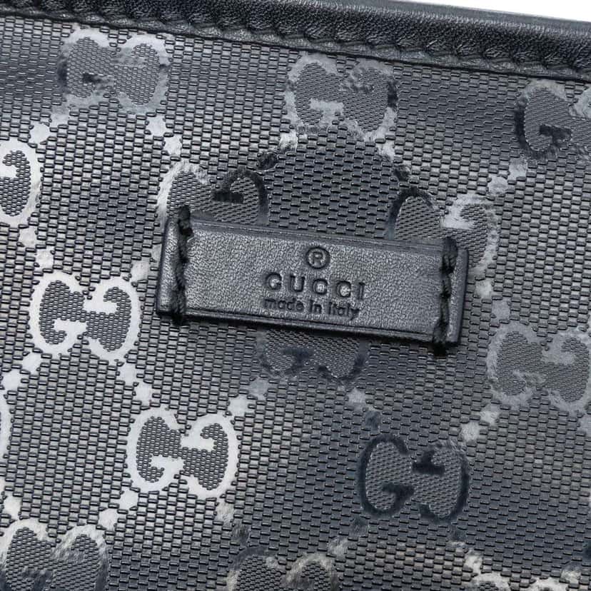 Gucci GG Imprime Joy Vertical Tote Black Canvas Good condition - Box View