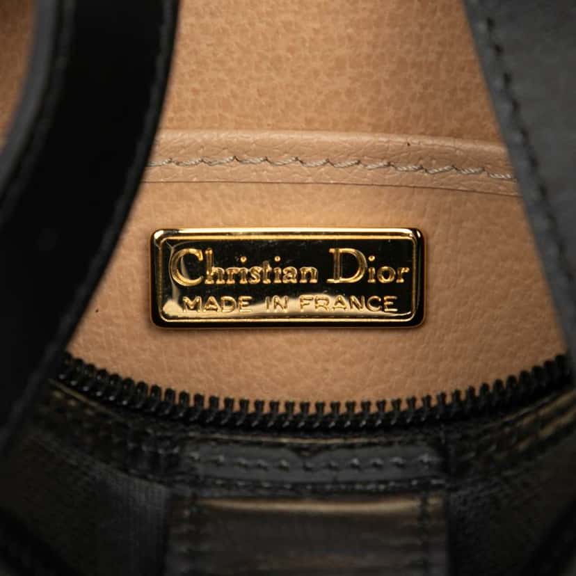 Dior Mini Diorissimo Trotter Canvas Boston Bag Black Canvas Good condition - Box View