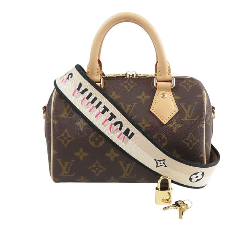 Louis Vuitton Monogram Speedy Bandouliere 20 Brown Good condition - Front View