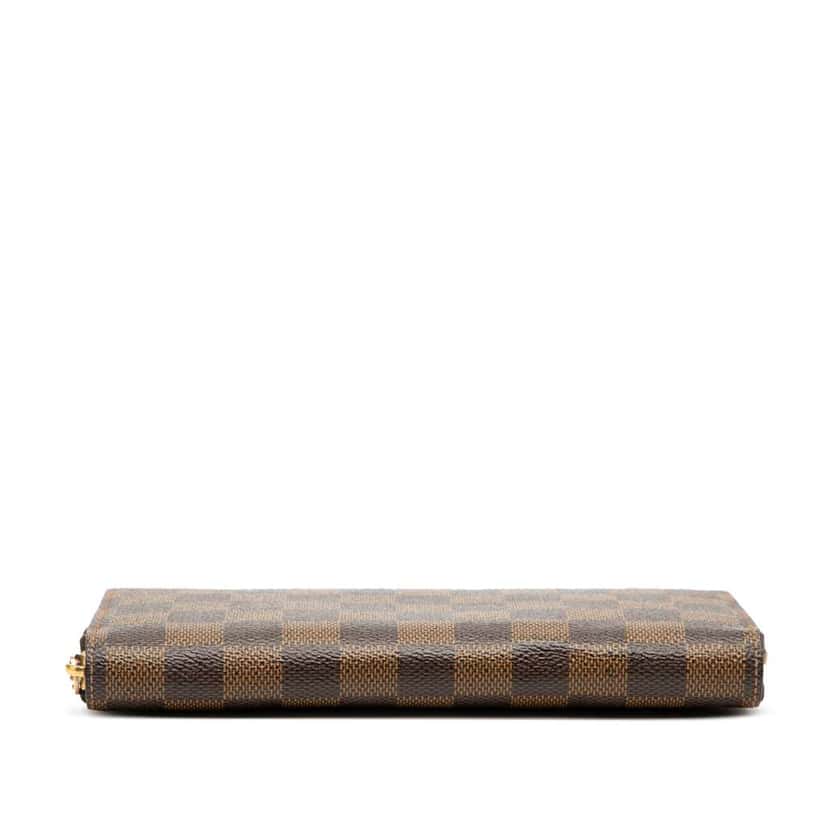 Louis Vuitton Damier Ebene Zippy Long Wallet Brown Good condition - Inside View
