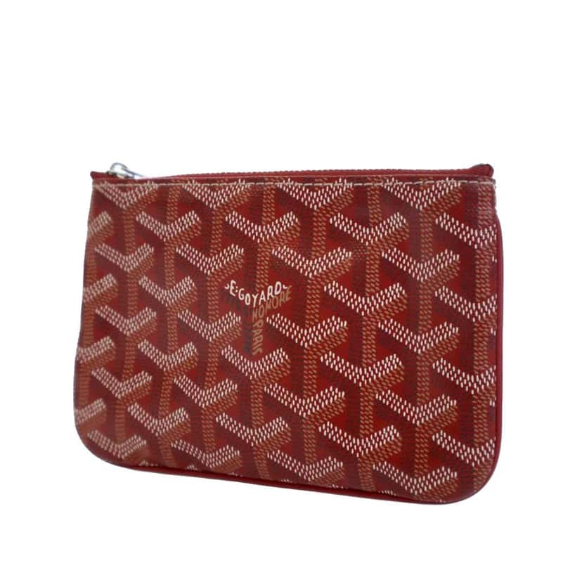 Goyard Mini Goyardine Senat Pochette Red Canvas Good condition - Inside View